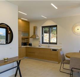  3 bedroom stone villa with pool & seaview, near Acharavi, sleeps 6